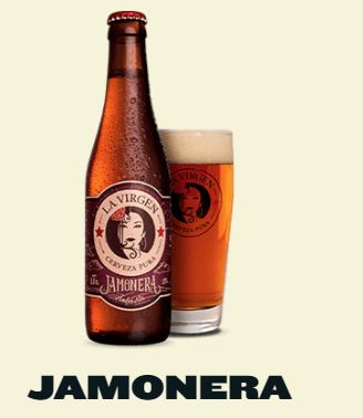 Cerveza Jamonera de "La virgen"